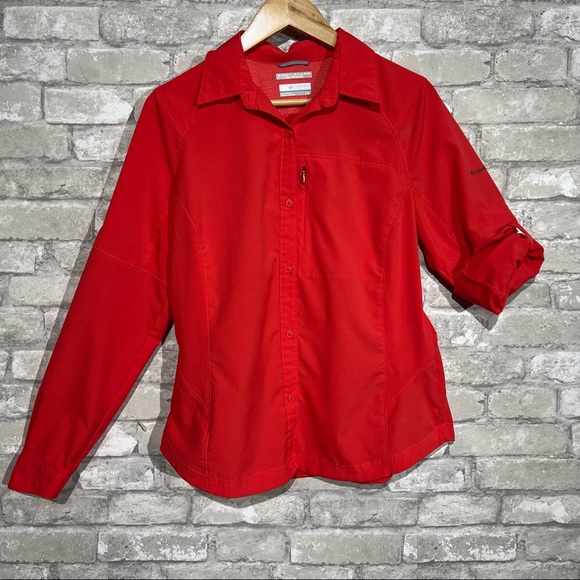 Bundle of 2 Columbia Women Large Fishing Shirt Omnishade PFG Long Sleeve Shirts - Picture 10 of 16